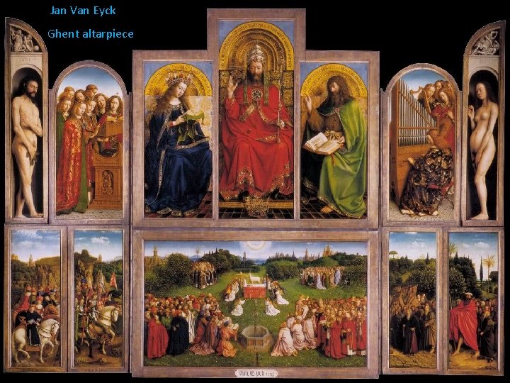 Jan Van Eyck Ghent altarpiece 