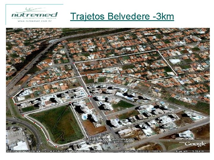 Trajetos Belvedere -3 km 