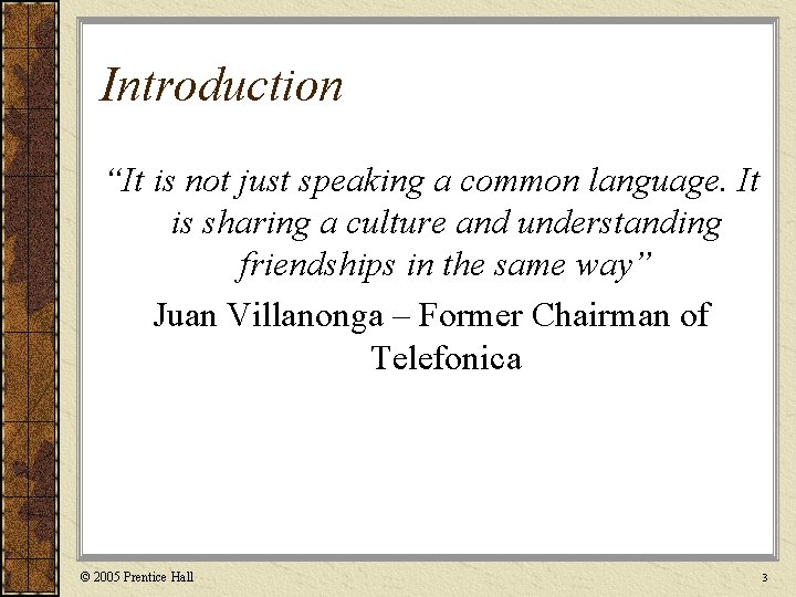 Chapter 4 Social and Cultural Environments Power Point