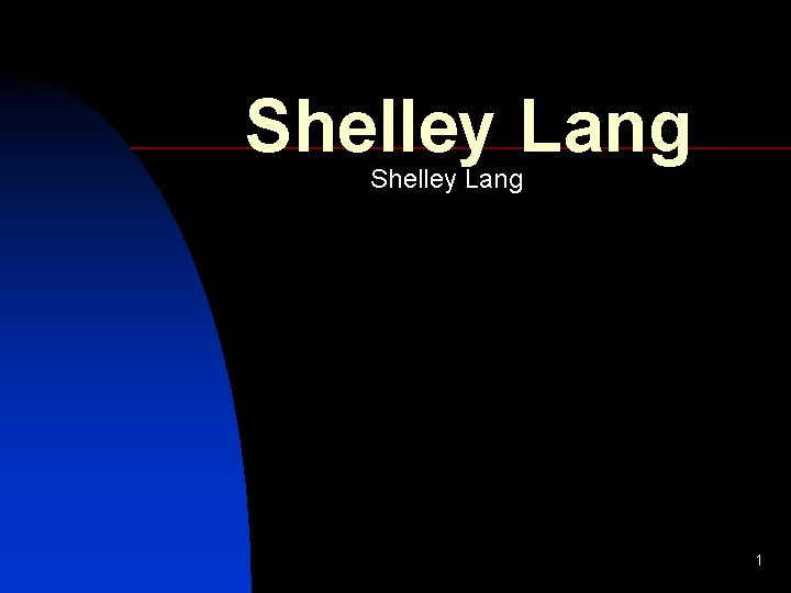 Shelley Lang 1 