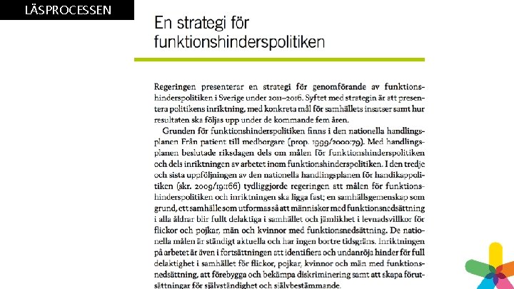 LÄSPROCESSEN LÄSPROCESSEN