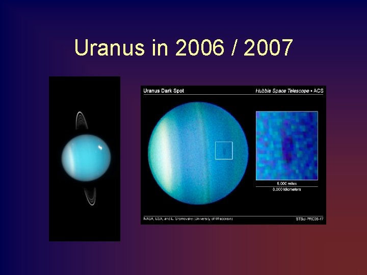 Uranus in 2006 / 2007 