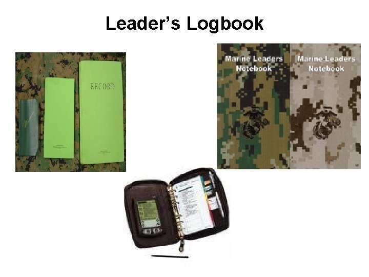 Leader’s Logbook Leader’s Logbook