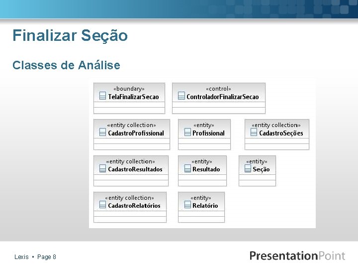 Finalizar Seção Classes de Análise Lexis Page 8 