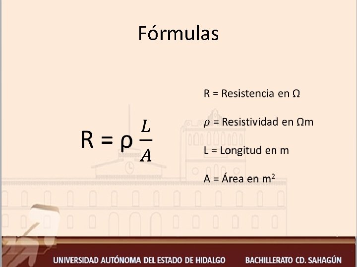 Fórmulas 