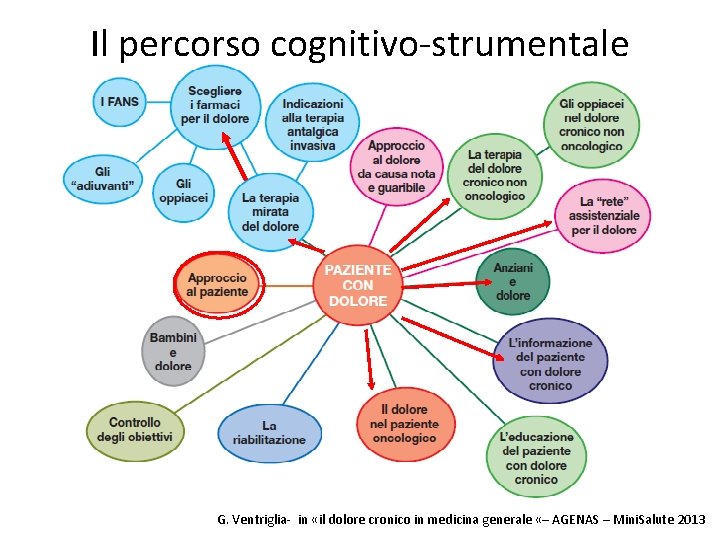 Il percorso cognitivo-strumentale G. Ventriglia- in «il dolore cronico in medicina generale «– AGENAS