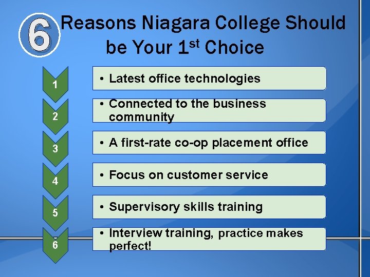 6 1 2 3 4 5 Reasons Niagara College Should be Your 1 st