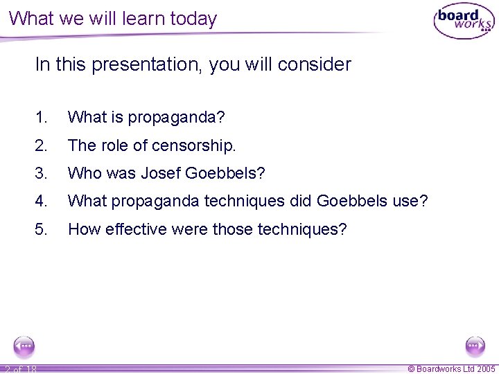 What we will learn today In this presentation, you will consider 1. What is