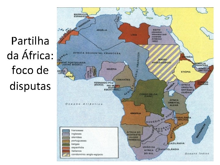 Partilha da África: foco de disputas 