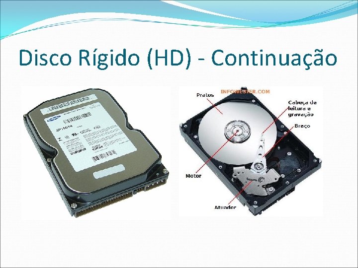 Disco Rígido (HD) - Continuação 