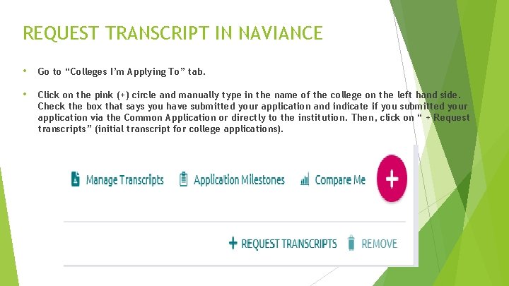 Naviance Send Transcript NAVIANCE College and Career Readiness STUDENT LOG IN