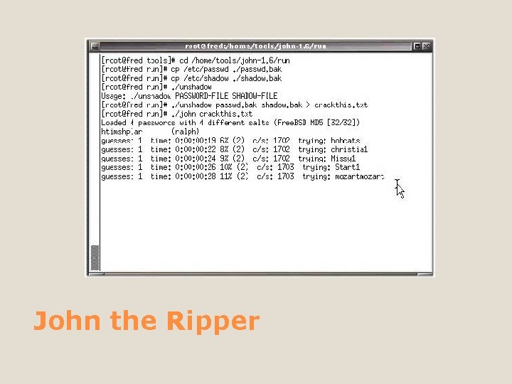 John the Ripper 