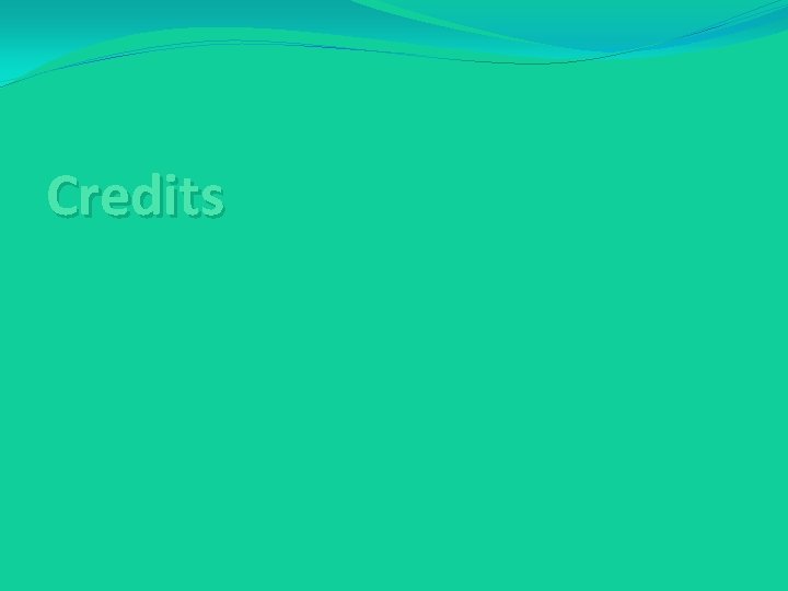 Credits 