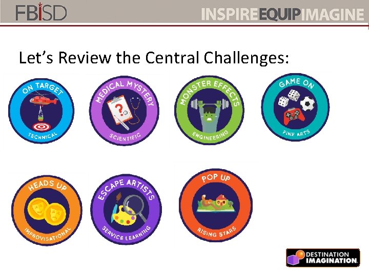 Let’s Review the Central Challenges: 