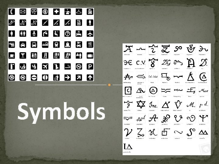 Symbols 