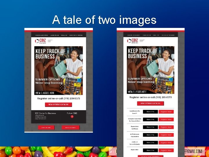 A tale of two images A tale of two images
