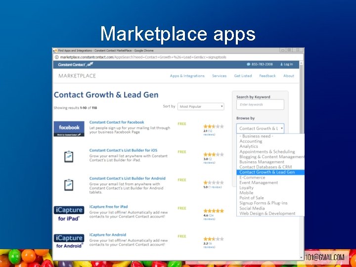 Marketplace apps Marketplace apps