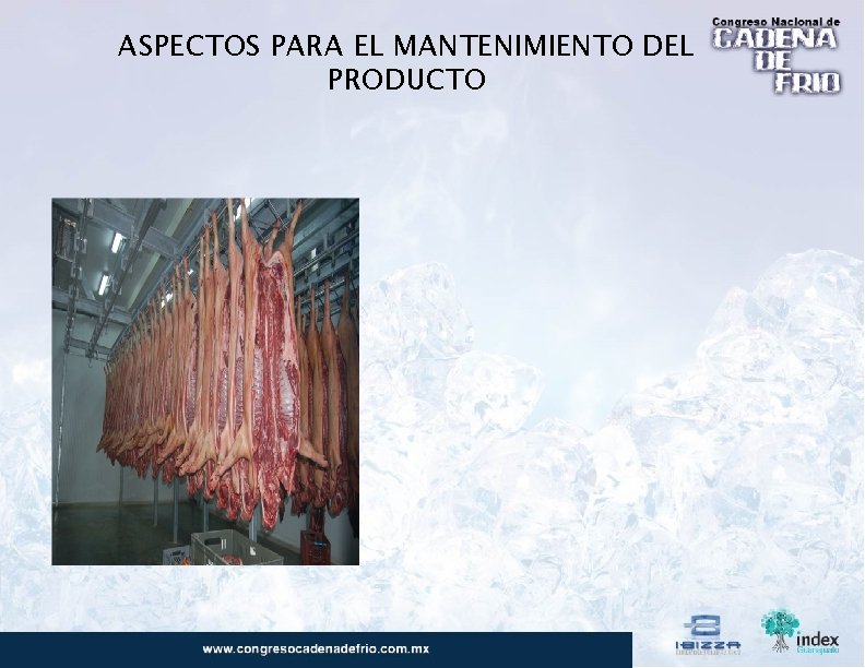 ASPECTOS PARA EL MANTENIMIENTO DEL PRODUCTO 