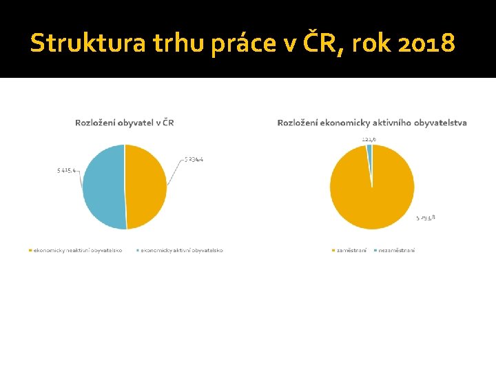 Struktura trhu práce v ČR, rok 2018 