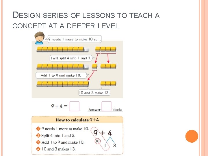 DESIGN SERIES OF LESSONS TO TEACH A CONCEPT AT A DEEPER LEVEL DESIGN SERIES OF LESSONS TO TEACH A CONCEPT AT A DEEPER LEVEL