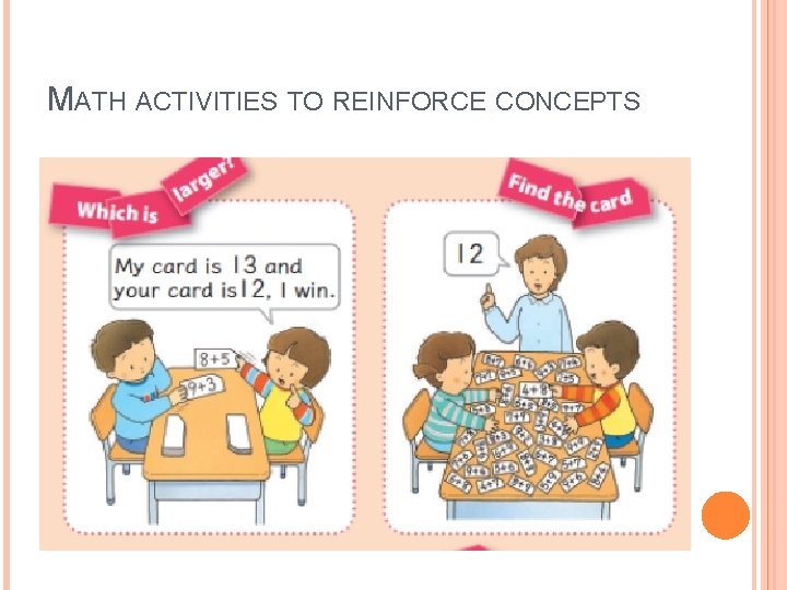 MATH ACTIVITIES TO REINFORCE CONCEPTS MATH ACTIVITIES TO REINFORCE CONCEPTS