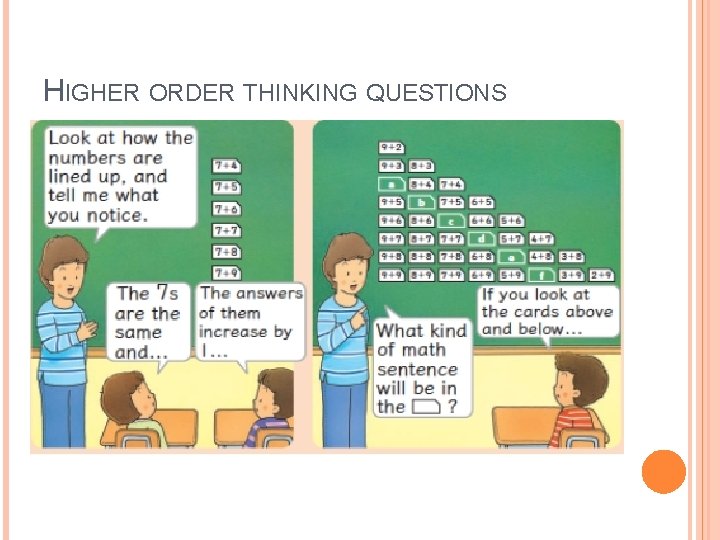 HIGHER ORDER THINKING QUESTIONS HIGHER ORDER THINKING QUESTIONS