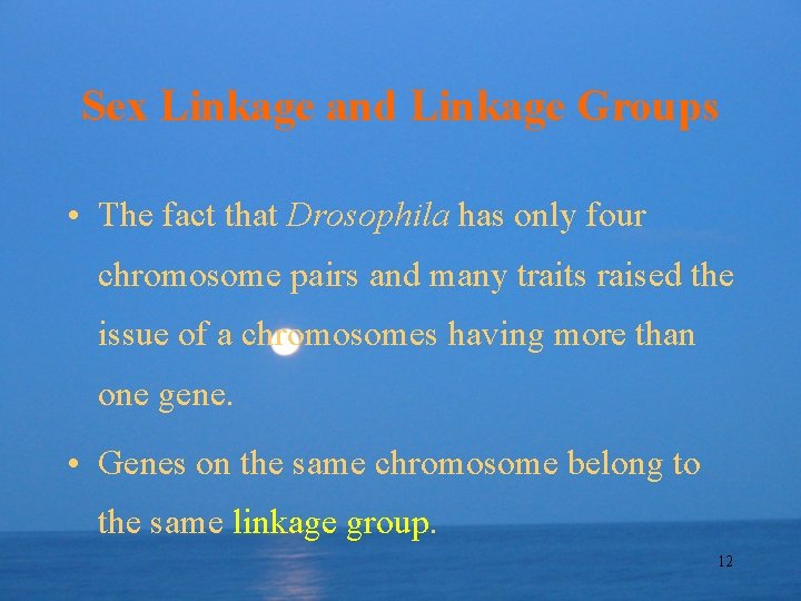 Sex Linkage and Linkage Groups • The fact that Drosophila has only four chromosome