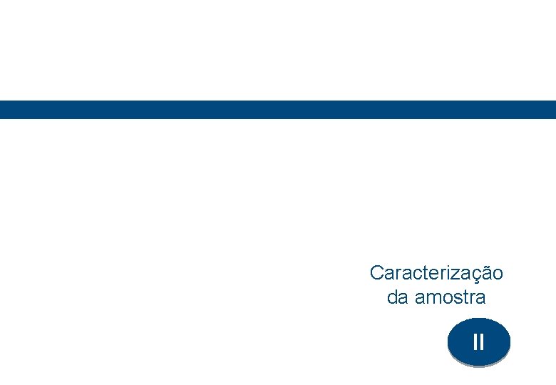 Caracterização da amostra II 