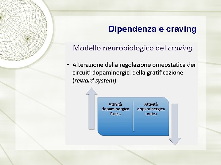 Dipendenza e craving 