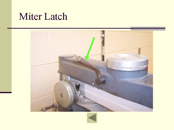 Miter Latch 