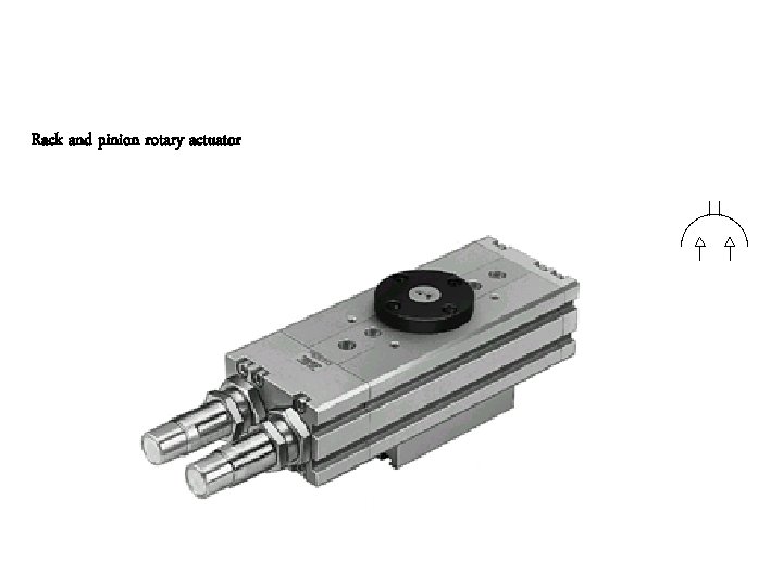 Rack and pinion rotary actuator 