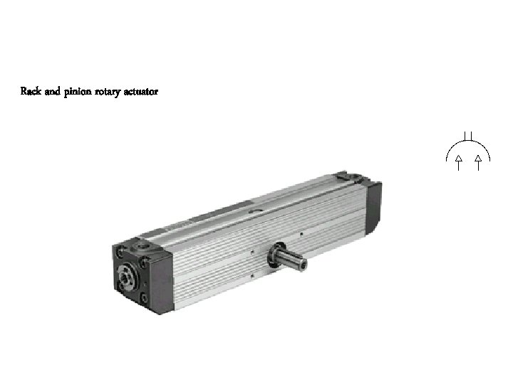 Rack and pinion rotary actuator 