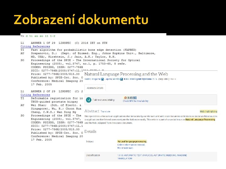 Zobrazení dokumentu 