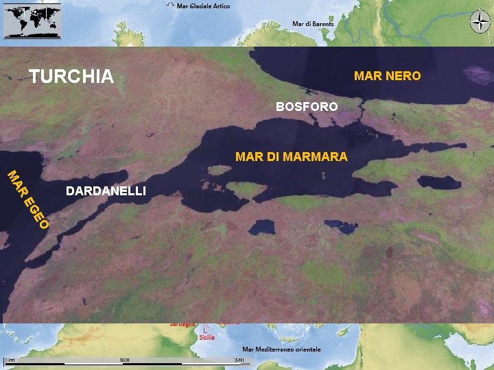 TURCHIA MAR NERO BOSFORO MAR DI MARMARA MA R DARDANELLI Lago d’Aral EO EG