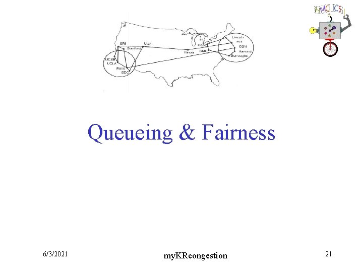 Queueing & Fairness 6/3/2021 my. KRcongestion 21 