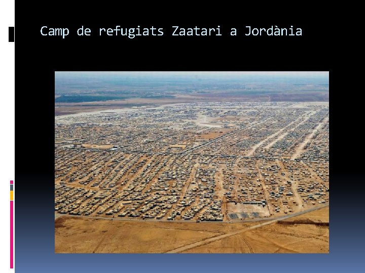 Camp de refugiats Zaatari a Jordània 