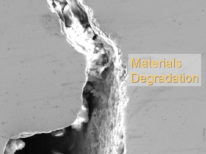 Materials Degradation 