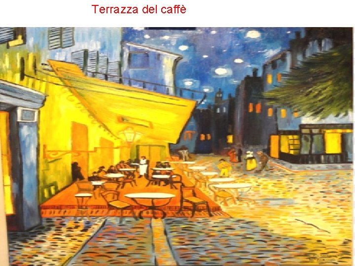 Terrazza del caffè 