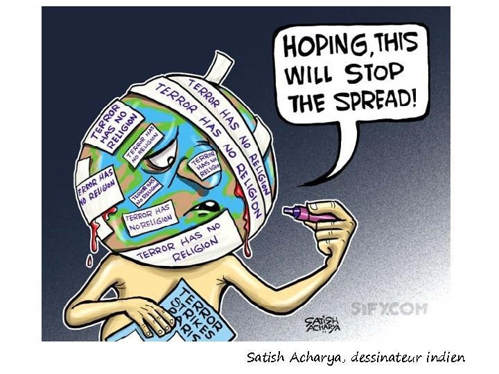 Satish Acharya, dessinateur indien 