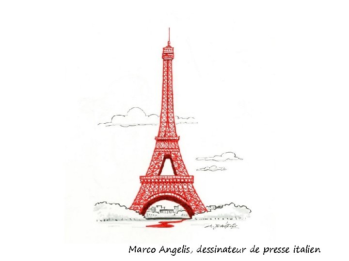 Marco Angelis, dessinateur de presse italien 