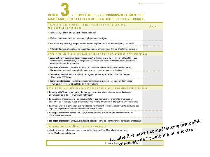 nible o p s i d nces) col. e t é p com dus