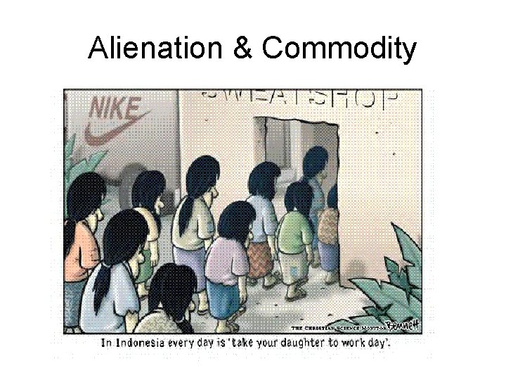 Alienation & Commodity 