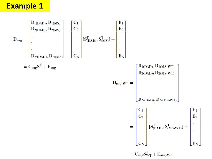 Example 1 Example 1