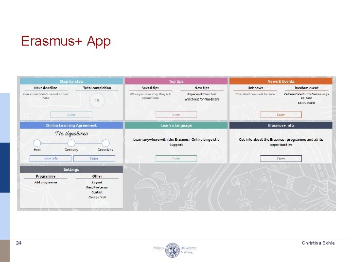 Erasmus+ App 24 Christina Bohle 