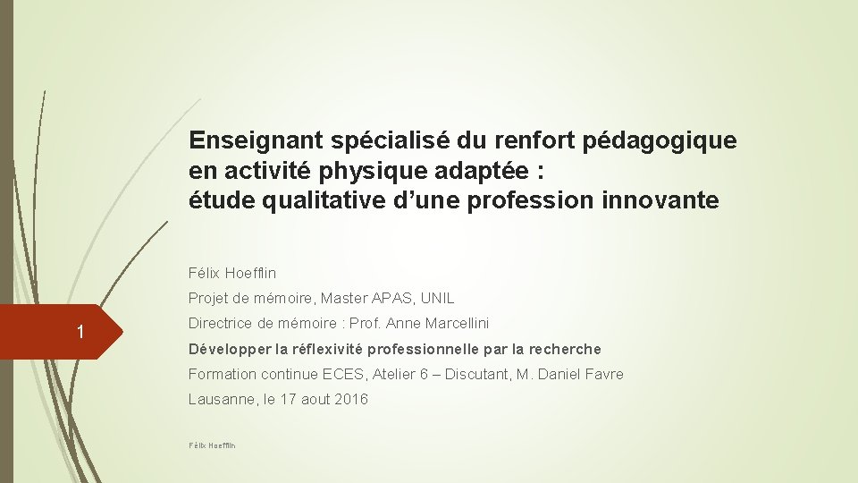 Enseignant spécialisé du renfort pédagogique en activité physique adaptée : étude qualitative d’une profession