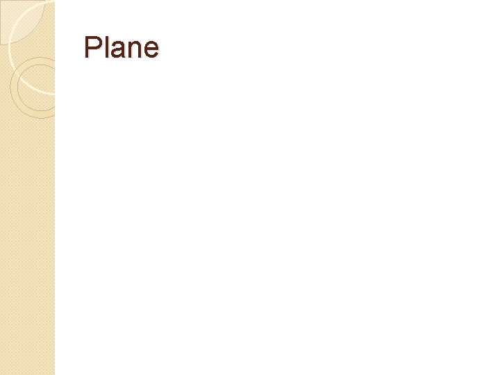 Plane 