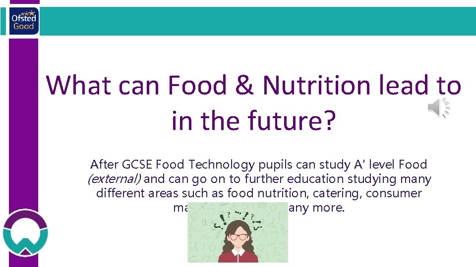 What can Food & Nutrition lead to in the future? After GCSE Food Technology