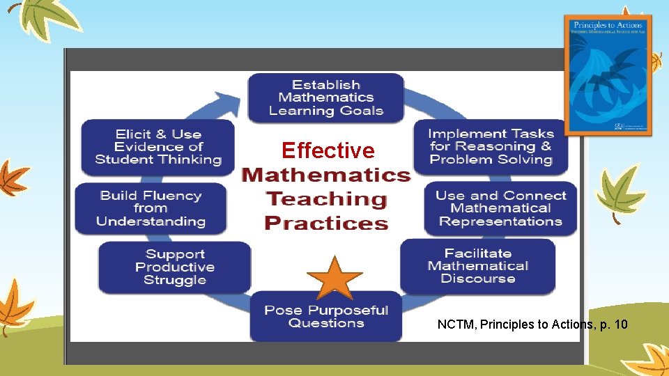 Effective NCTM, Principles to Actions, p. 10 