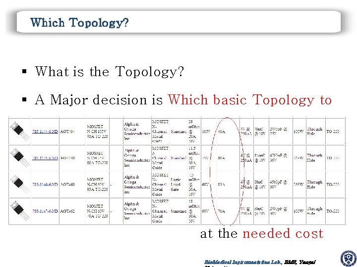 Which Topology? § What is the Topology? § A Major decision is Which basic