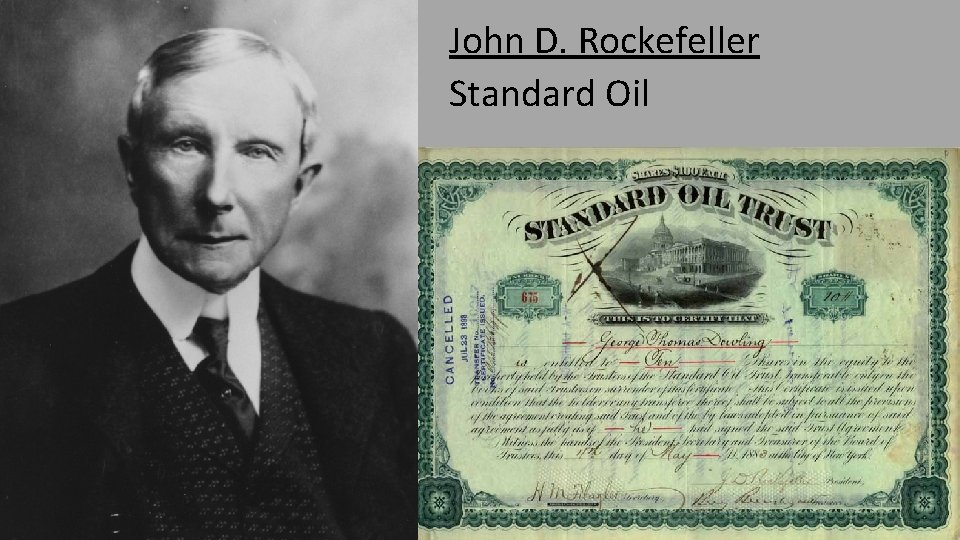 John D. Rockefeller Standard Oil 